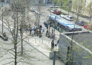 Für Außenstehende nicht als Demo zu erkennen. Foto: Taxi Times